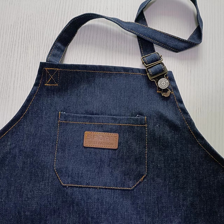 Children's carpentry for kindergarten, denim set, apron, gloves, sleeves, sleep mask 2