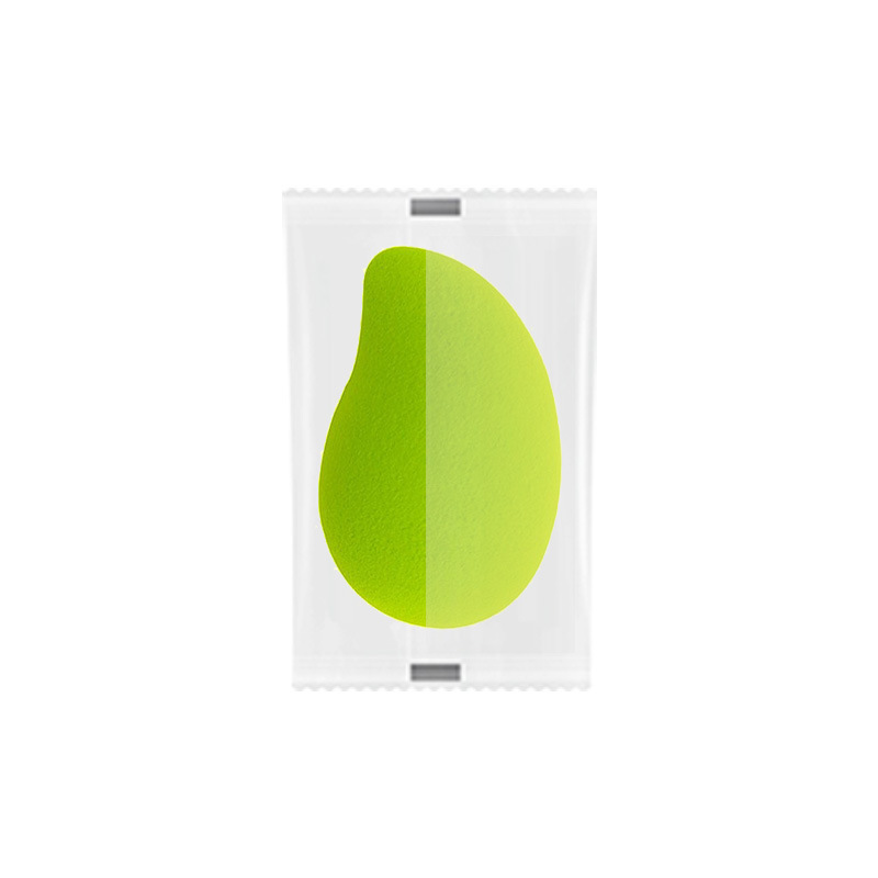 Red de alta calidad, el mismo estilo de huevo de belleza de mango, agua sin látex, gran maquillaje seco y húmedo, hojaldre, mar de frutas