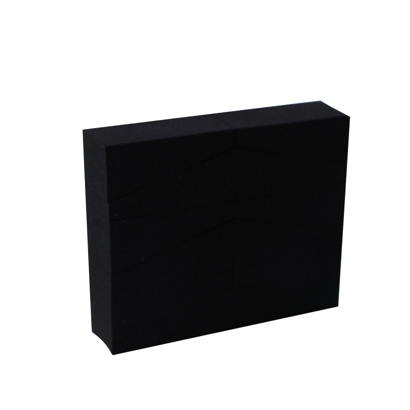 Personalización en blanco y negro 24 cortes de polvo triangular en el agua para aumentar la gelatina esponja seca y húmeda de doble uso esponja triangular polvo