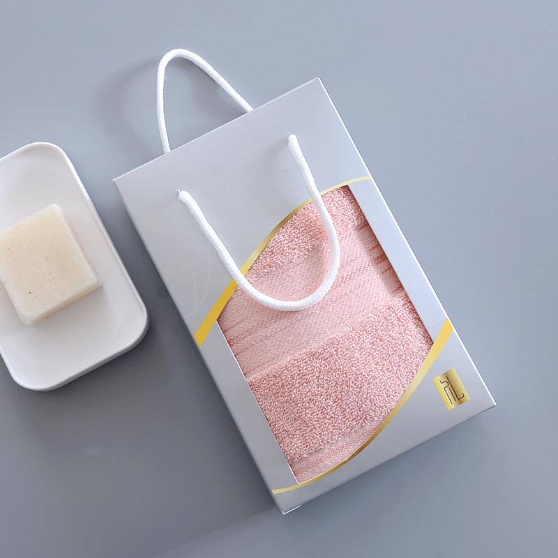 실버 선물 단일 상자 + 밝은 실크 핑크