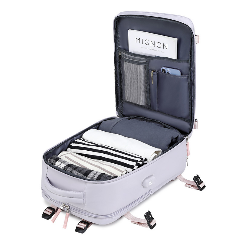 Mochila estudiantil multifunción - Ligera, gran capacidad, unisex, para deportes/viajes/negocios, portátil