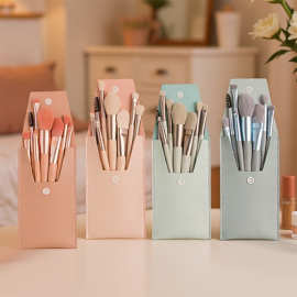 迷你化妆刷套装马卡龙刷子便携旅行件套眼影刷美妆工具化妆品批发