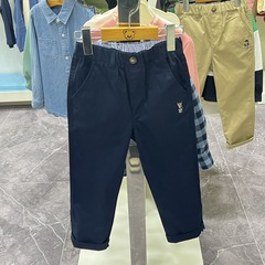 ベア子供服在庫あり春スタイルベアボーイズ織りカジュアルパンツ純綿TC203801Kドロップシッピング対応