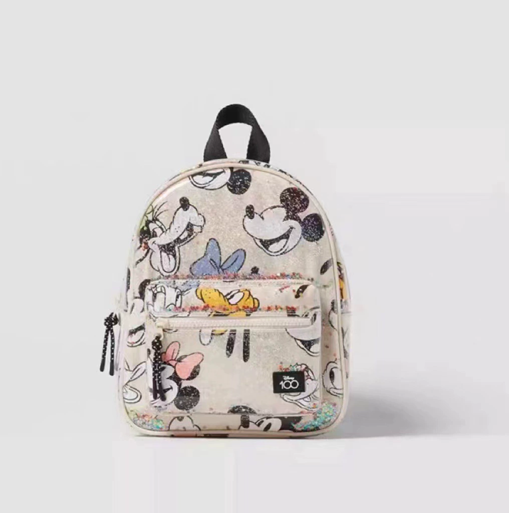Cross -border Z family new transparent Mier Qi children joint Disi printed mini backpack 1293130002