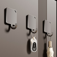 冰箱门磁吸挂钩免打孔厨房小工具磁铁粘钩入户门壁挂钥匙门后钩