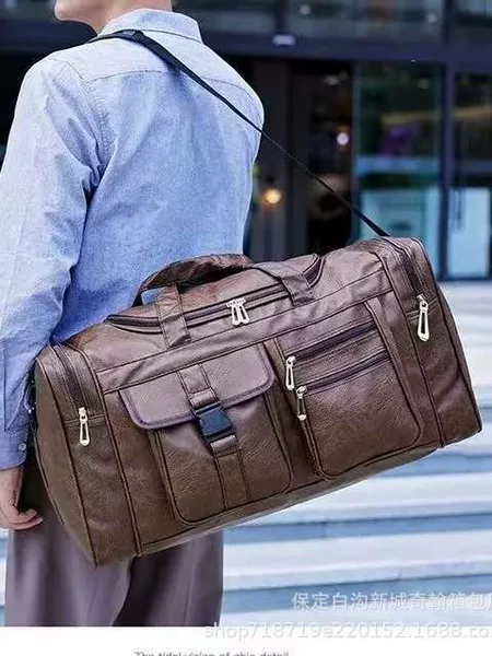 Cross-Border New Portable Business Travel Bag Large Capacity Unisex Folding Luggage Bag Convenient Moving Bag Waterproof