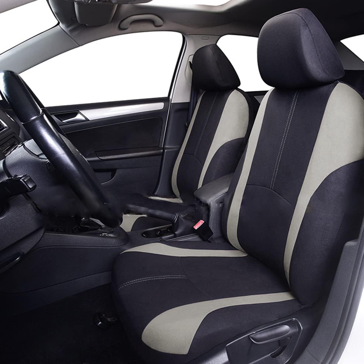 Universal Cross-Border Foreign Trade Car Seat Cover Factory for Mexico, Temu, Europe, America, and Russia, with Vertical Stripe and Pressed Waistline Design