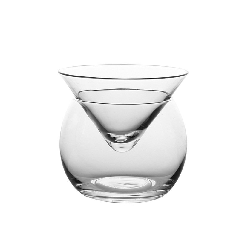 Coctel de cristal con el mismo tipo de taza de cóctel de cristal, taza molecular de margarita, taza de vidrio de personalidad creativa, taza de martini