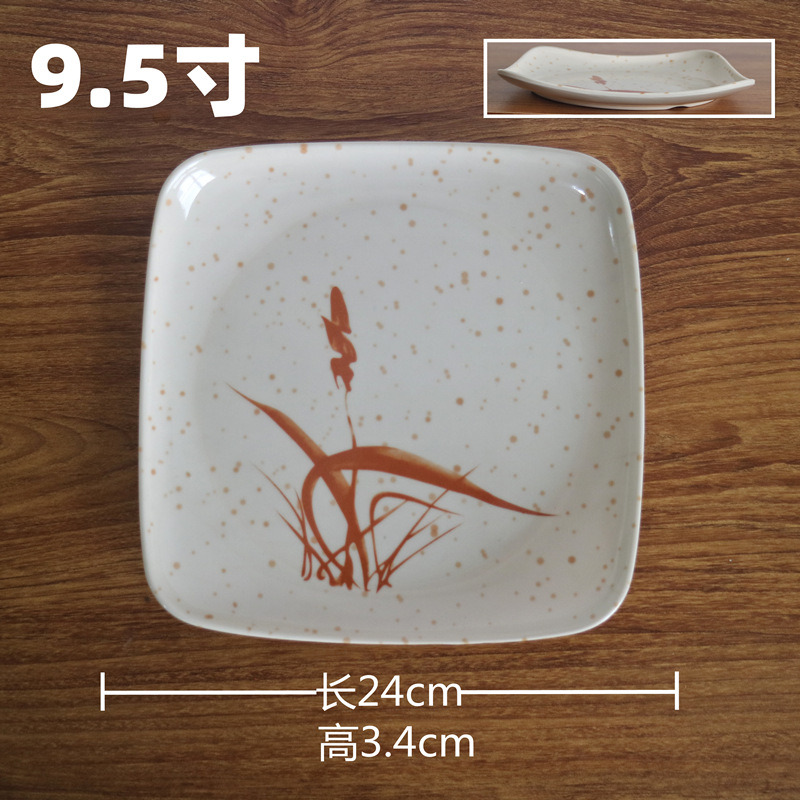 9.5inch 사각 접시-120개/상자