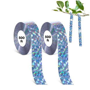 Cross-Border Colorful Laser Floral Checkered Bird Repellent Belt for Balcony Orchard Farmland Bird Repellent Belt