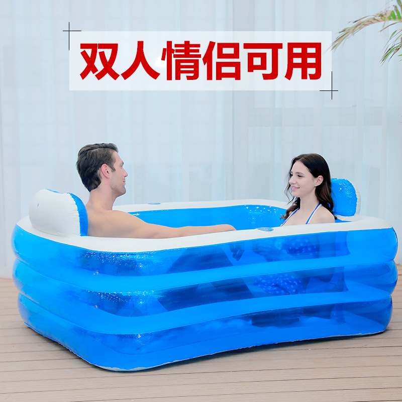 VHM7 adult inflatable bathtub home double extra large bathtub children's simple bathtub adult folding bathtub