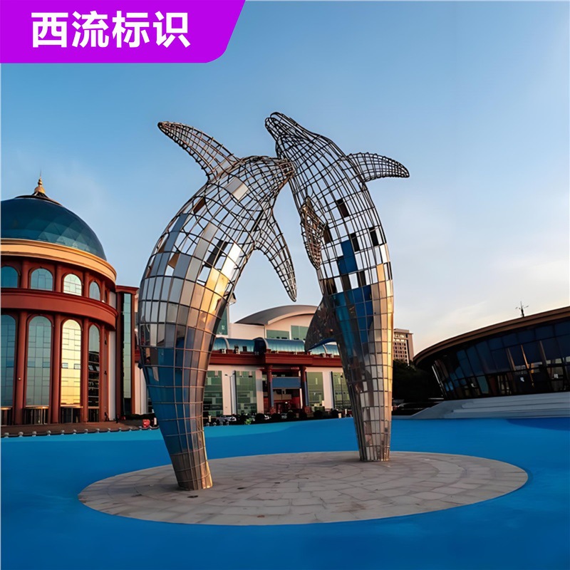 不锈钢异形长廊钢结构遮阳景观连廊廊架雕塑创意凉亭摆件