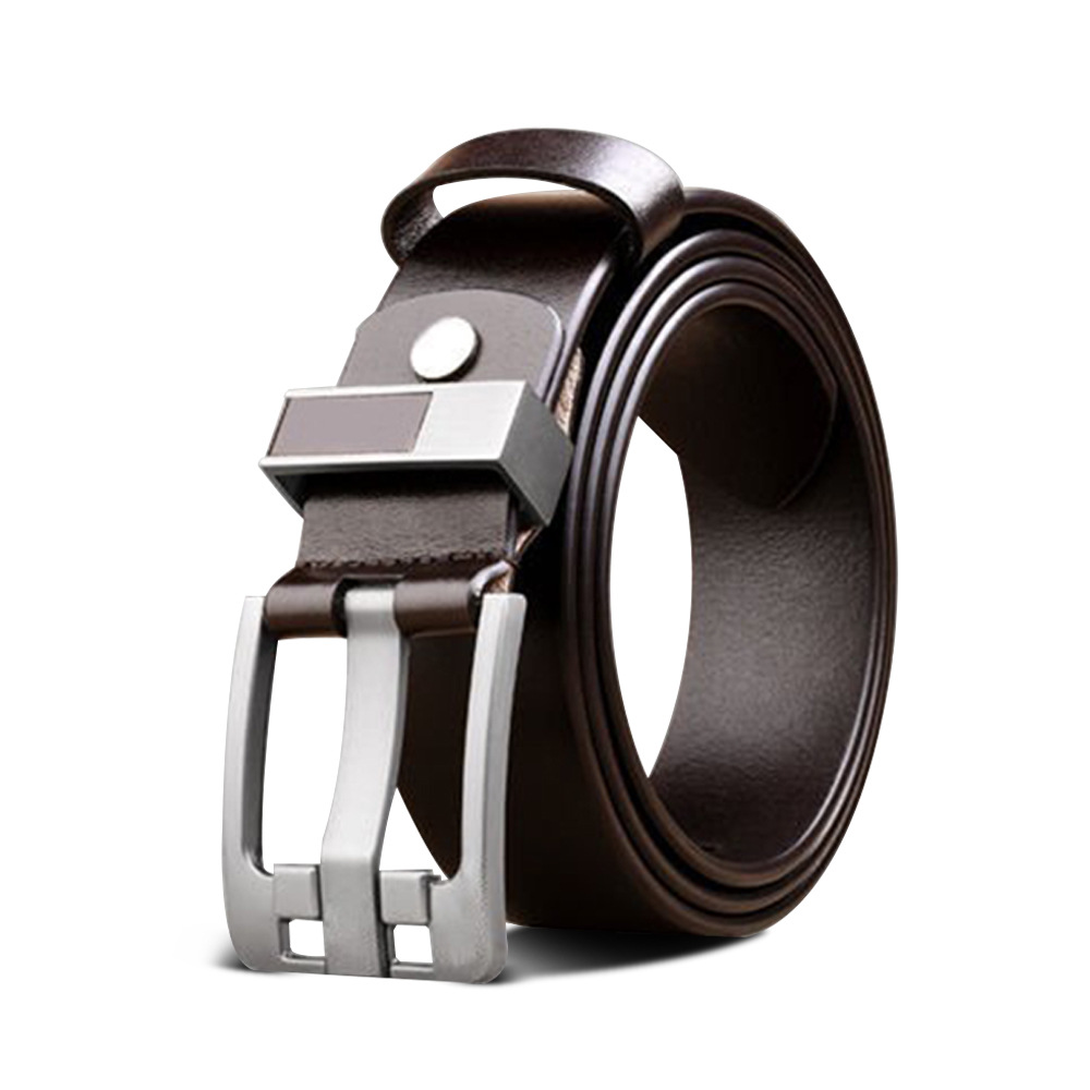 cinturón de hombre cinturón de aguja cinturón de cuero de vaca cinturón de negocios cinturón de cuero pu cinturón al por mayor [enviar perforador]
