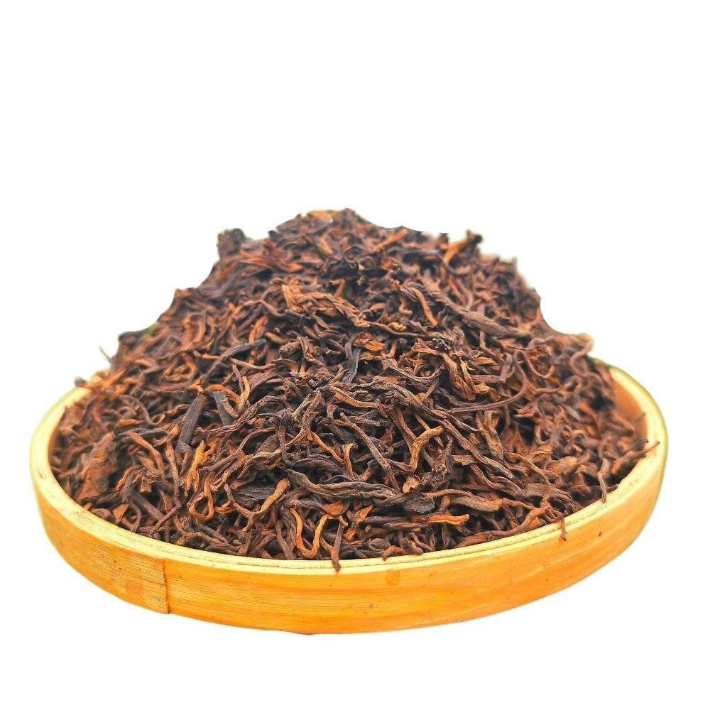 Чайные брикеты пуэр, зрелый рассыпной чай, дворцовый зрелый чай, чай пуэр «Золотой бутон», рассыпной премиальный зрелый пуэр, чайные листья класса «Юньнань»