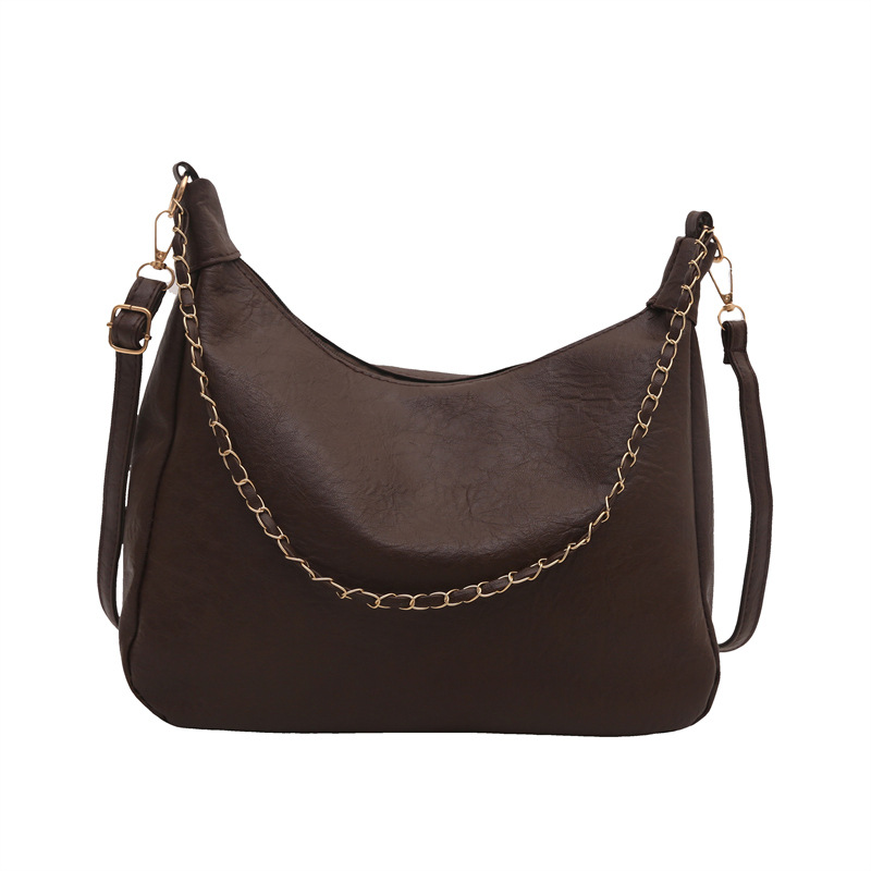 Bolsa de hombro de moda casual de gran capacidad para mujeres 2024 nueva bolsa de viaje simple transfronteriza bolsa de viaje casual de gran capacidad bolsa de mano