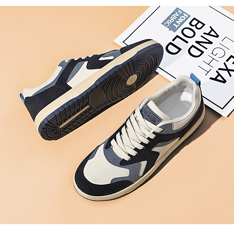 Men's  2023 new  men's trend versatile Low Sneakers training sports casual student board  trendy sports_voghion.com