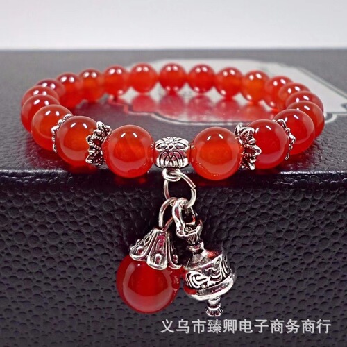 Birthday gift for women, crystal bracelet, imitation agate stone bracelet, ethnic style, lady's Valentine's Day gift, live broadcast gift