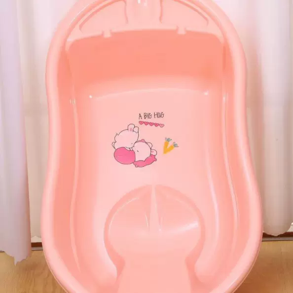 厂家定制母婴沐浴盆加厚可坐躺洗澡浴盆卡通新生婴儿浴盆儿童用品