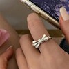 Fashionable universal ring, simple and elegant design, 2023, on index finger