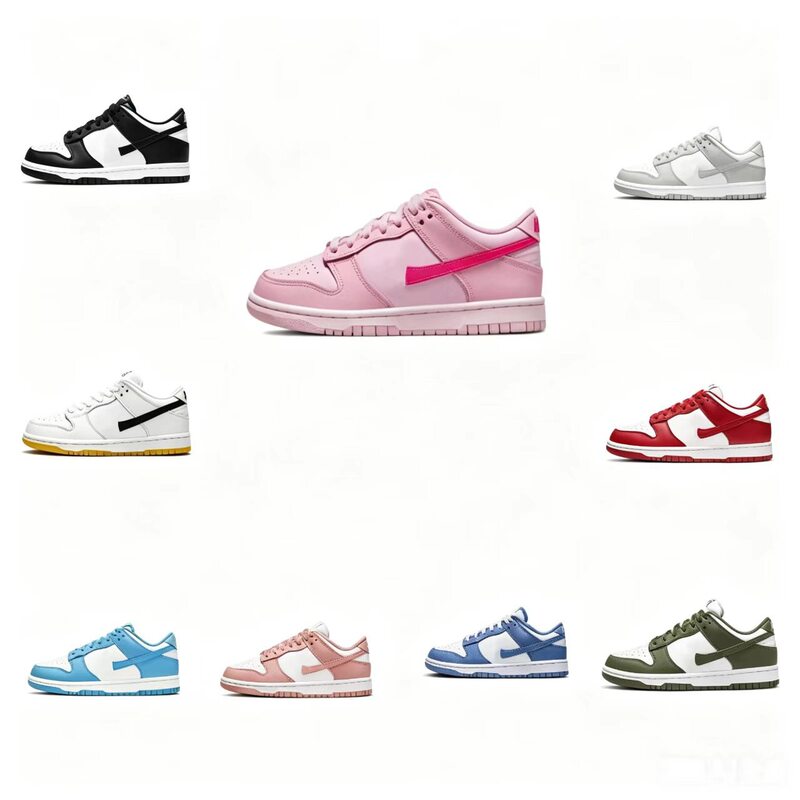 DunkAJ black and white panda original Putian shoes, new low-top casual sneakers for men and women, versatile sports running shoes for couples