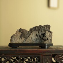 紫檀风化木 | 禅境 摆件  家居桌面装饰摆件中式木质台屏工艺品