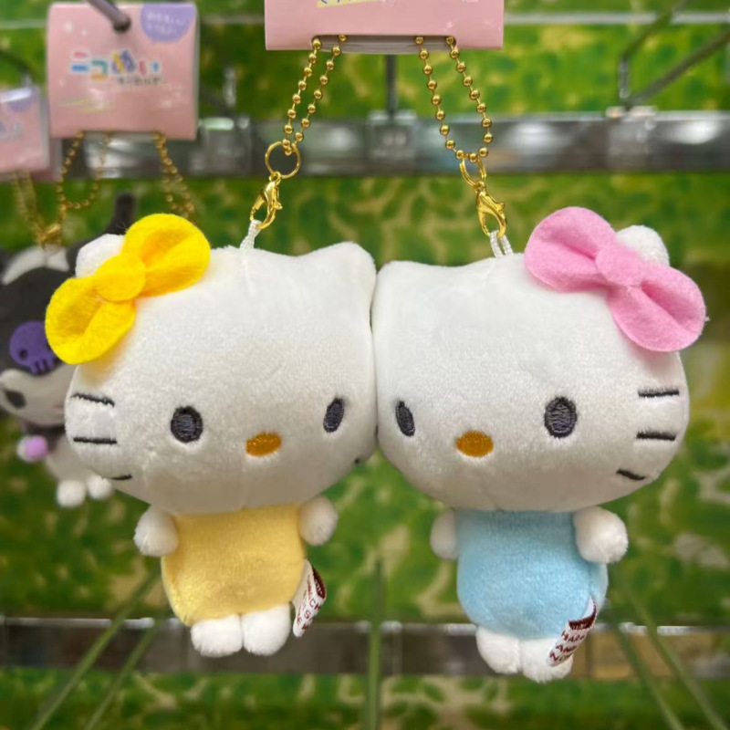 小红书三丽鸥贴脸磁吸情侣娃娃Hello Kitty和好闺蜜一起包包挂件|undefined