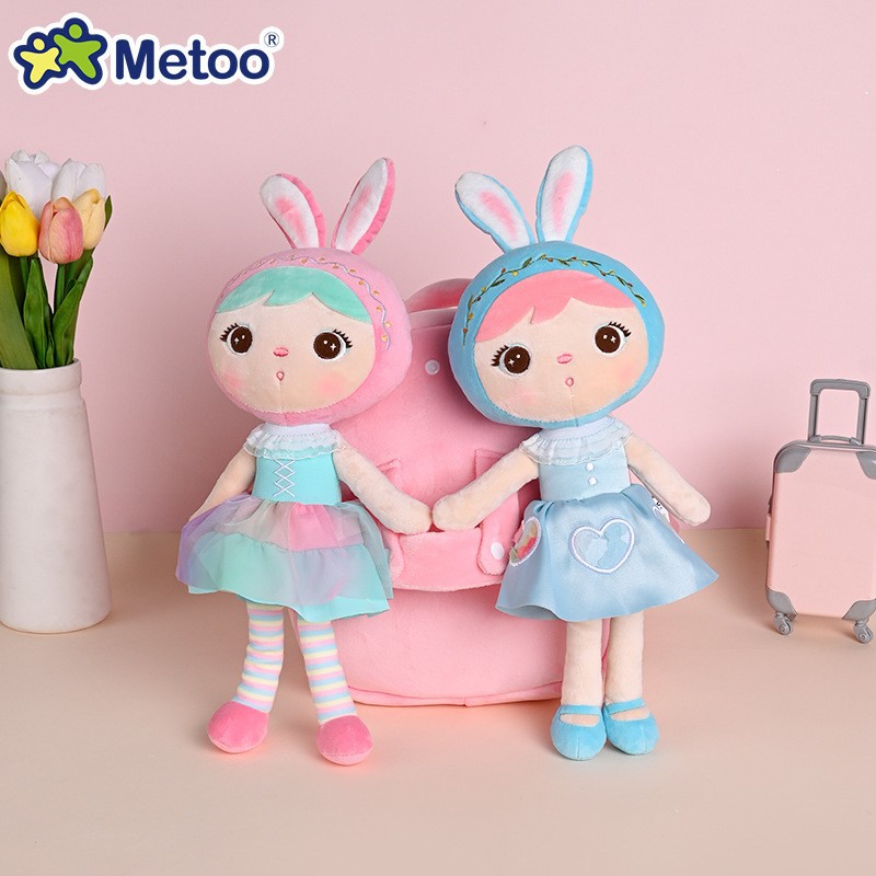 METOO RABBIT KEPPEL LOLITA SCHOOLBAG 공주 바람 어린이 배낭 유치원 어린이 선물 SCHOOLBAG