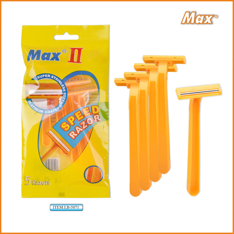 Max Disposable Razor Manual Double-Blade Old-Fashioned Razor Razor Jiangsu Liyu Factory Direct Sale
