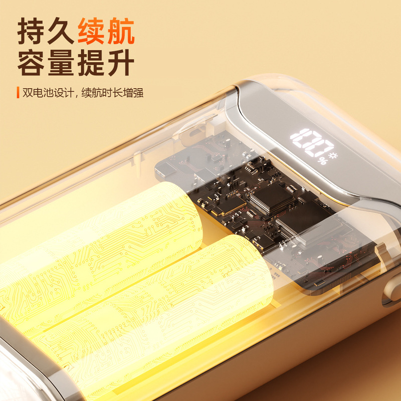クロスボーダー新しいハンドウォーマー USB ミニポータブル充電式四面加熱デジタルディスプレイハンドウォーマーライトベビー卸売|undefined