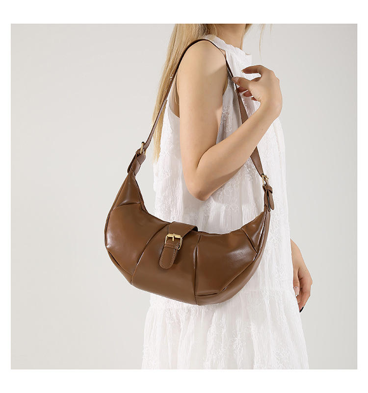 High-end 2024 autumn/winter new underarm bag, handbag, large-capacity commuting single-shoulder crossbody bag, dumpling bag undefined