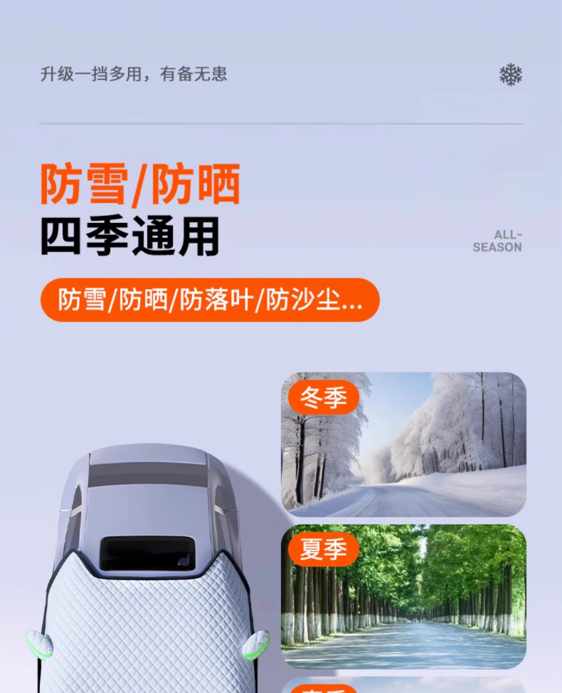 Suitable for Leapmotor T03/C01/C11/C10S10 Car Sunshade, Front Windshield Snow Cover, Snow Protection