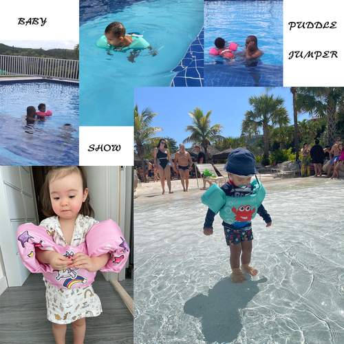 Infant and Toddler Buoyancy Vest, Arm Floatation Vest, Swim Aid Life Jacket, Foam Arm Float Ring