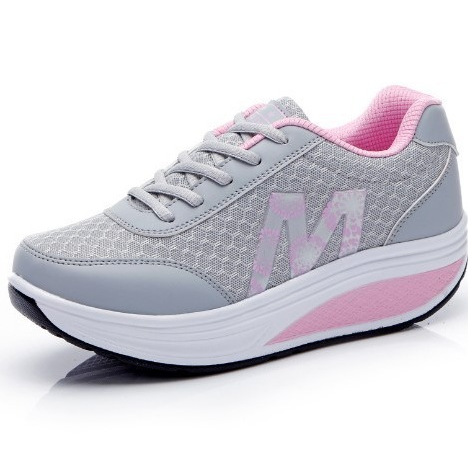 2025跨境外贸户外春夏季摇摇鞋女一件代发松糕女单鞋运动鞋休闲鞋