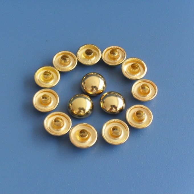 金色帽钉铆钉家纺蘑菇钉冒钉枪色金属单面服饰帽子箱包电镀撞钉