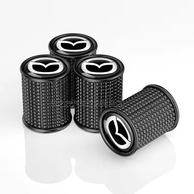 Suitable for Mazda Tire valve - mazda-black-bottom-valve-black-4-pieces