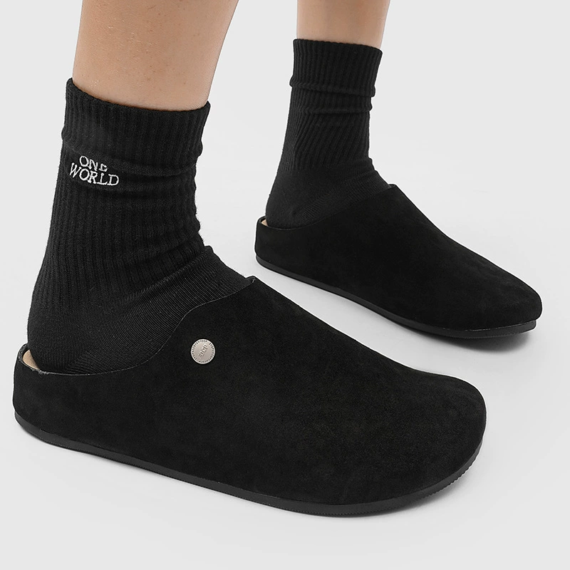 Туфли Birkenstock 2025 лето новые полуслипоны повседневные плоские удобные интернет-знаменитости универсальные тапочки 85167-J