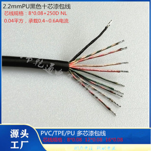 OD2.2mmPVC��ɫ4о�������о��8*0.08 16*0.08mm