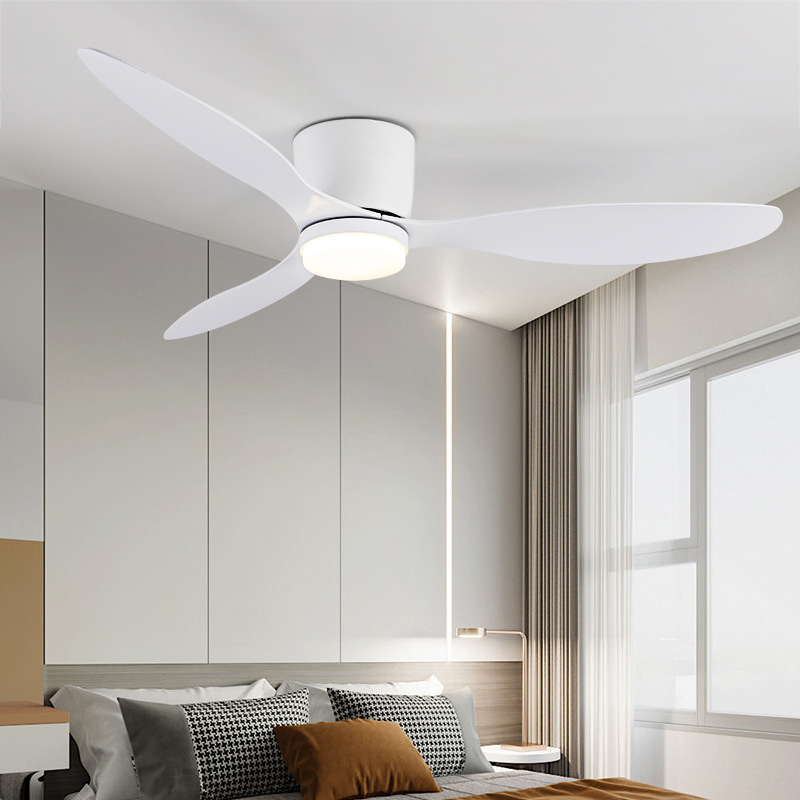 2024 ceiling-mounted fan lamp with ultra-thin design, Nordic style, suitable for dining rooms, homes, and bedrooms, featuring a fan and minimalist lighting