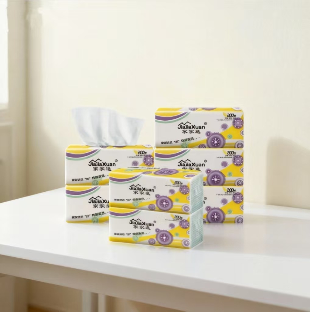 出口软抽纸原生木浆抽纸巾OEM/ODM抽纸纸巾定制纸巾