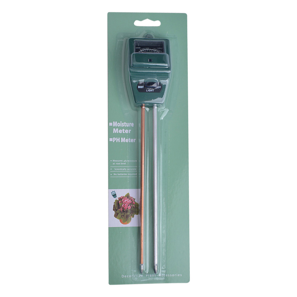 跨境货源 三合一土壤测试仪 土壤检测仪 土壤酸度计 土壤温度计