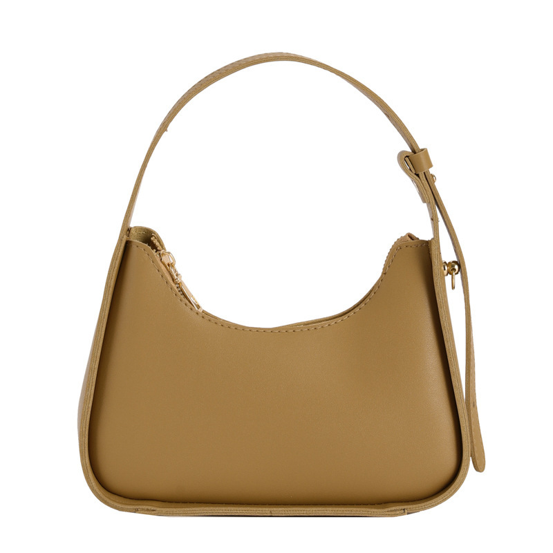 Bolsas de brazo populares de color sólido 2023, nuevas bolsas de moda coreanas frescas y casuales de mujer, bolsas de mano, bolsas de tendencia, bolsas pequeñas