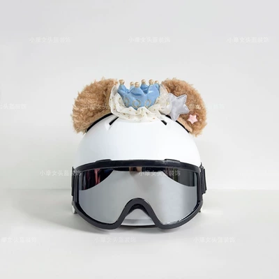headband, ski helmet, motorcycle – Motosiklet dəbilqələri - excluding-helmet-and-goggles-shirley-rose-blue-crown