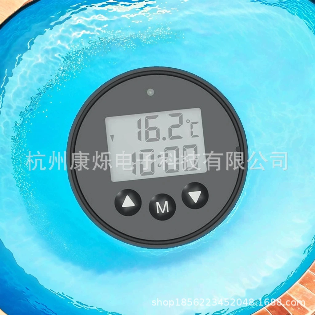 Большой ледяной термометр для ванны многофункциональный IP67 непромокаем плавающий бассейн с холодной водой черный отсчет времени