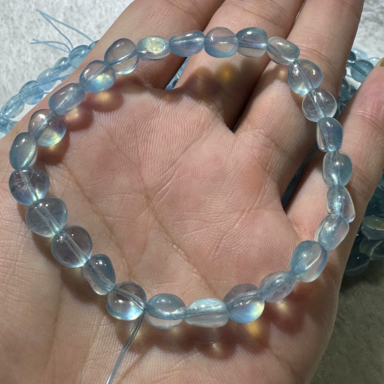 Оптовая продажа с фабрики натуральный морской моллюсков однокружок браслет маленький сахарный браслет кристалл чистый кристалл