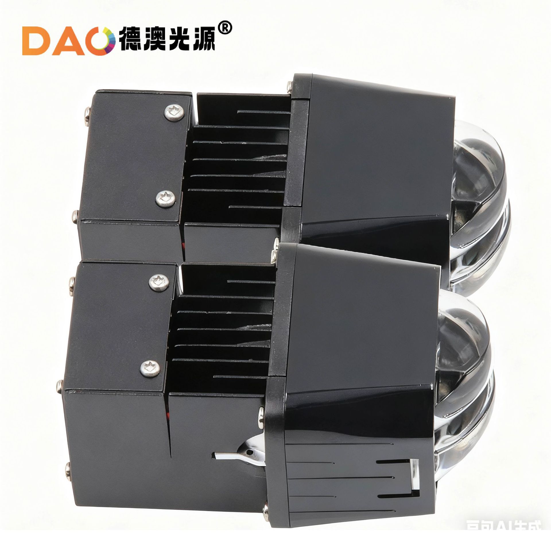 Nuevo módulo de matriz de luz cercana y lejana de un solo disparo directo M3 de lente de coche, cañón de luz lejana LED, módulo universal súper brillante y versátil