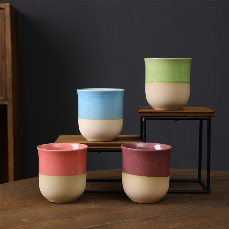 Vintage Espresso Simple Japanese-Style Rustic Top Quality Ceramic Tea Bowl, Master Cup, Supply Small Cup_voghion.com