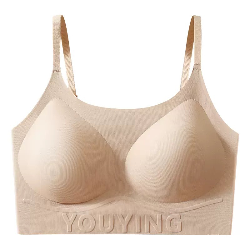 Una base delgada sin marca de piel ropa interior invisible de mujer T blanca impermeable sin anillo de acero se reúnen cómodos no vacíos taza de belleza de espalda sujetador image 6