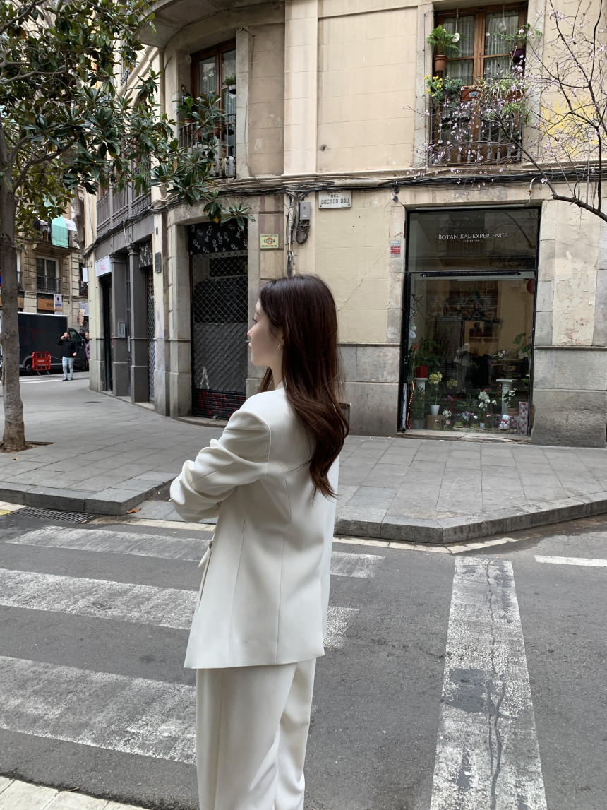Blazer vintage stile coreano donna giacca casual elegante_voghion.com