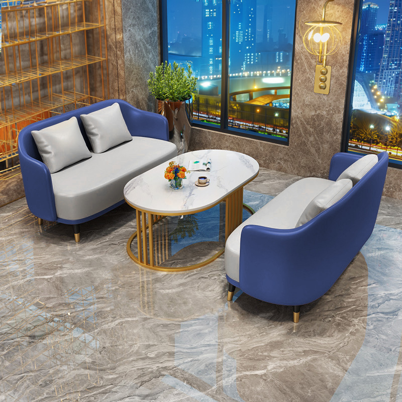 Light Luxury Sofa and Coffee Table Three-Piece Set, Ultra-Comfortable Combination with Unique U-Shaped Design, Suitable for High-End Restaurant Lobbies Light Luxury Sofa and Coffee Table Three-Piece Set, Ultra-Comfortable Combination with Unique U-Shaped Design, Suitable for High-End Restaurant Lobbies