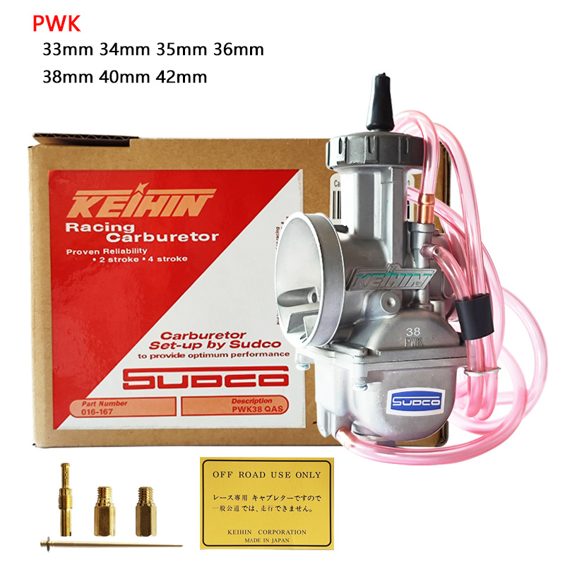 Pwk Motorcycle Carburetor 33 34 35 36 38 40 42mm Large Displacement Carburetor with Repair Kit